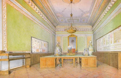 Innenräume des Winterpalastes. Klassenzimmer (Учебная комната)